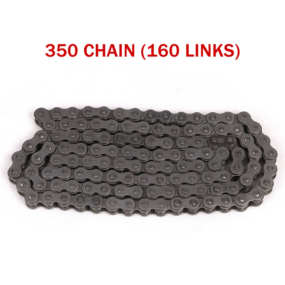 Motorcycle 350 420 Chain 160 124 Links for Go Kart 168 Engine Karting Minibike Fun Centrifugal Automatic Key Built Clutch Parts