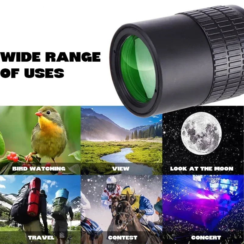 Military Metal 10-300X Zoom HD Powerful Binoculars Long Range Portable High Quality Professional Telescope Monocular for Hunting 5