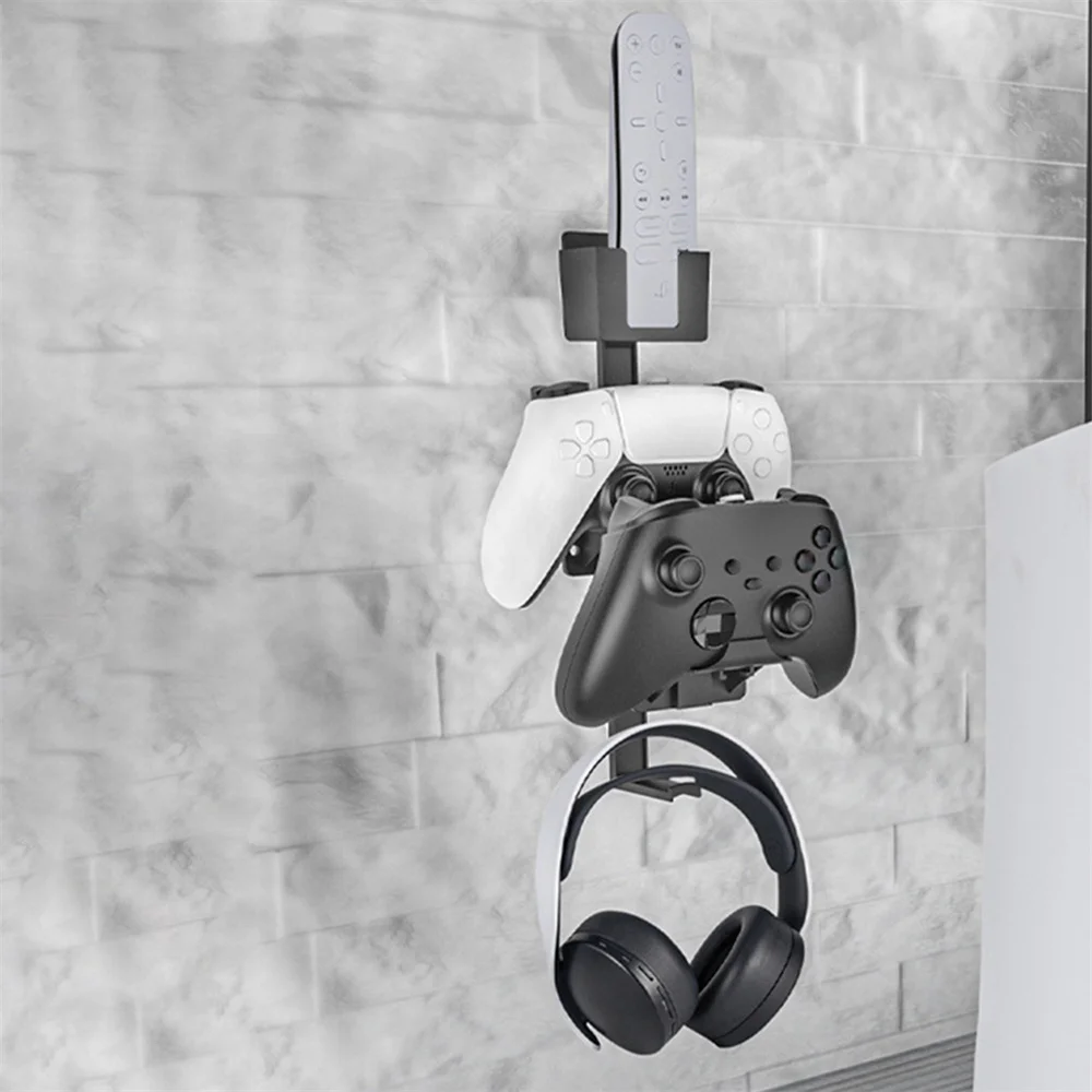 Controller & Headphone Wall Mount Holder Bracket Hanger Remote Control Storage Stand for Xbox ONE Series X PS5 PS4 NS Switch |