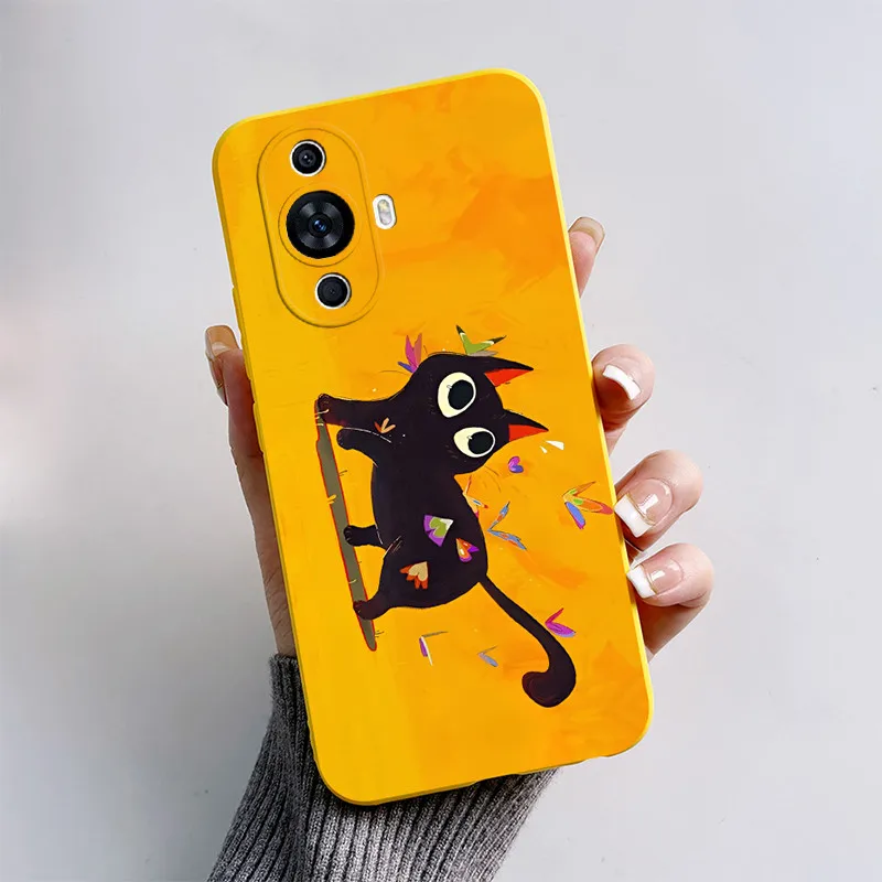 Cute Cat & Puppy Dog Soft Silicone Phone Case - Cartoon Design Cover for 6.7 and 6.78 Smartphones