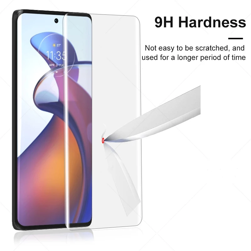 Premium 3D Curved Full Glue UV Tempered Glass Screen Protector
