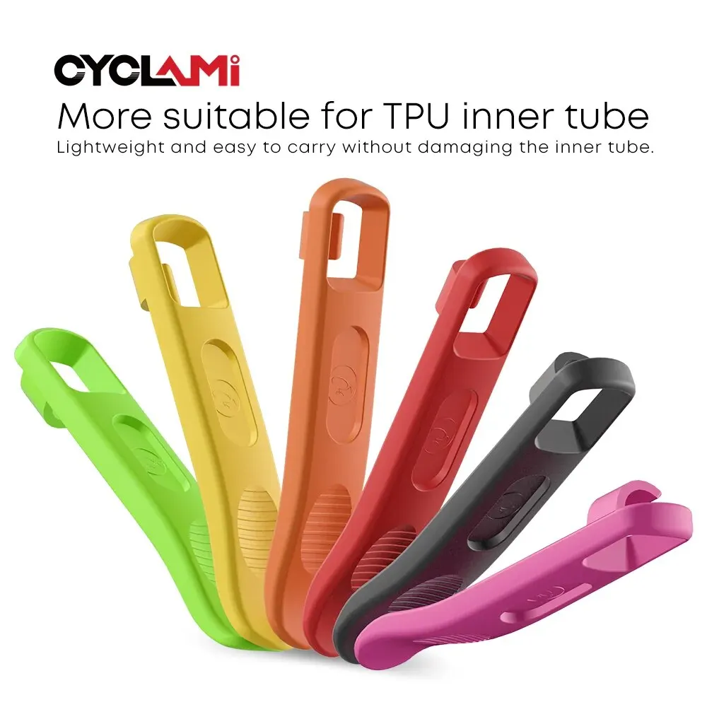 Ultralight Reusable Tire Pry Bar Set - Durable Bicycle Wheel Repair Tool (2-Pack)