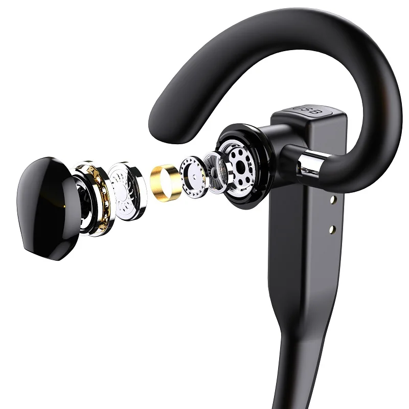 NEW 2022 Bluetooth Business Earphone Wireless Earbuds Single Handsfree For Driving HD Call Headphone Microphone Business Headset 6