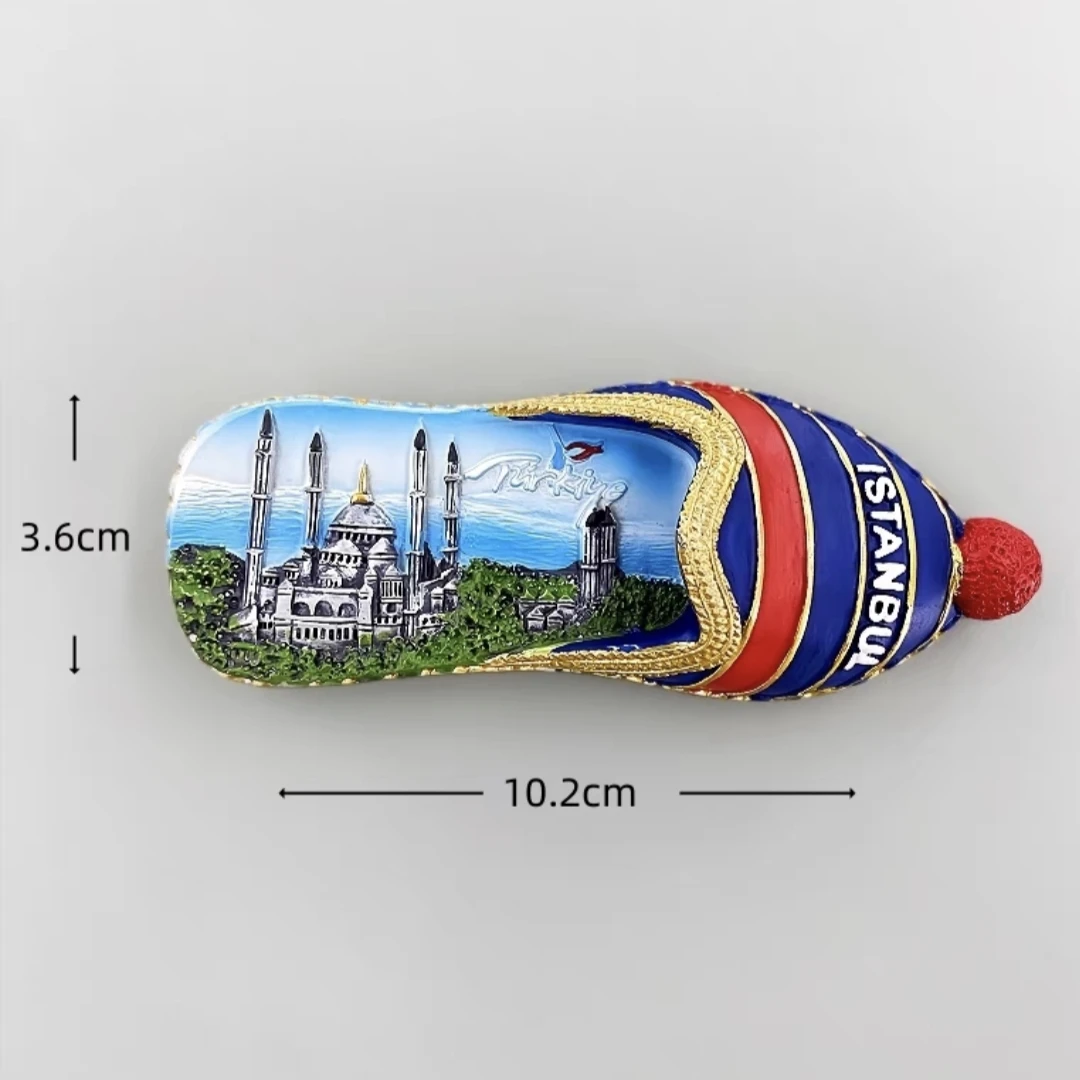 Wedare Magnete Frigorifero 3D Fethiye Turchia - Souvenir In Ceramica A Forma Di Bottiglia, 5x8 Cm - Decorazione Casa E Cucina, Regalo Di Viaggio - 2