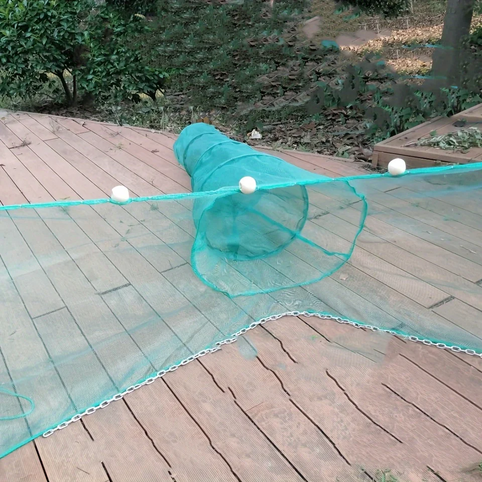 1pc Collapsible Fishing Net Cage for Snakes, Prawns, Crabs, and Fish ...