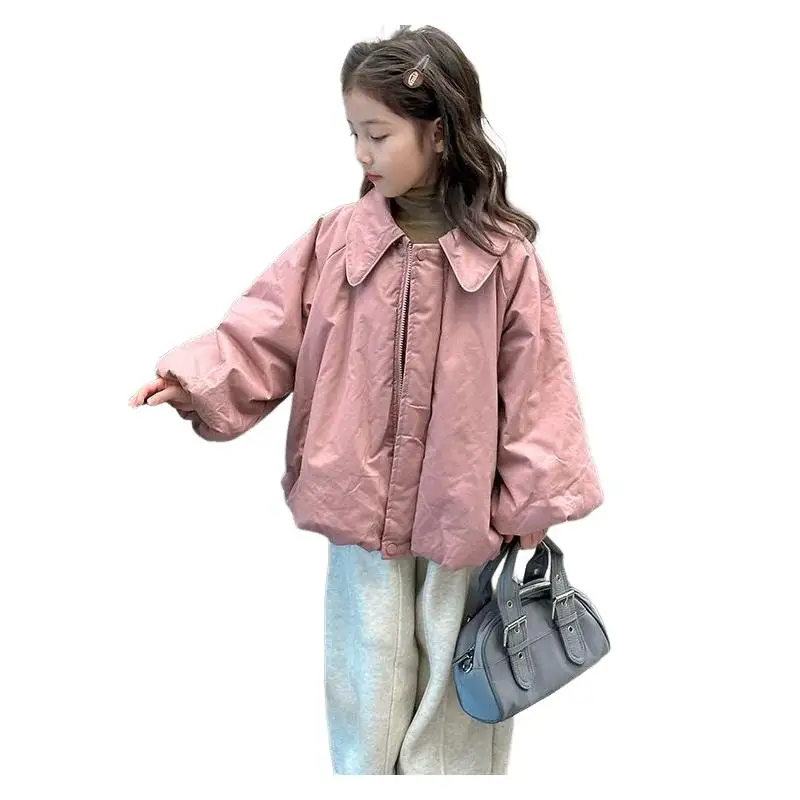 2025년 신상 유행 겨울 두꺼운 솜 패딩 코트 자켓 (큰 아이, 용) 따뜻한 겉옷 아동 겨울옷 ?