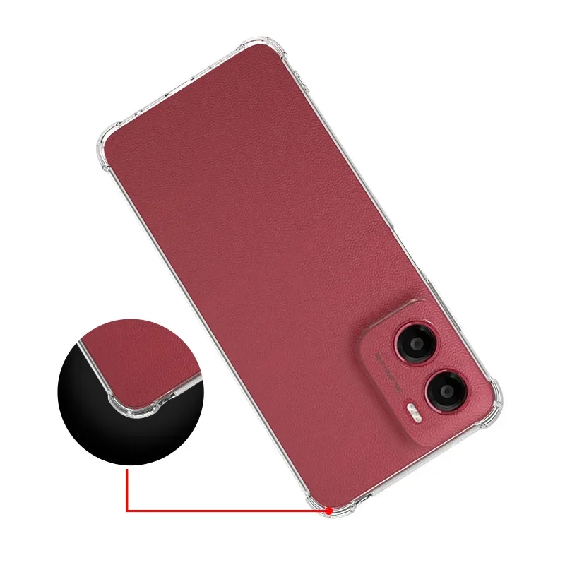Luxury Clear Airbag Cover Cases – 360° Soft Shockproof Gel Armor Transparent Phone Shield
