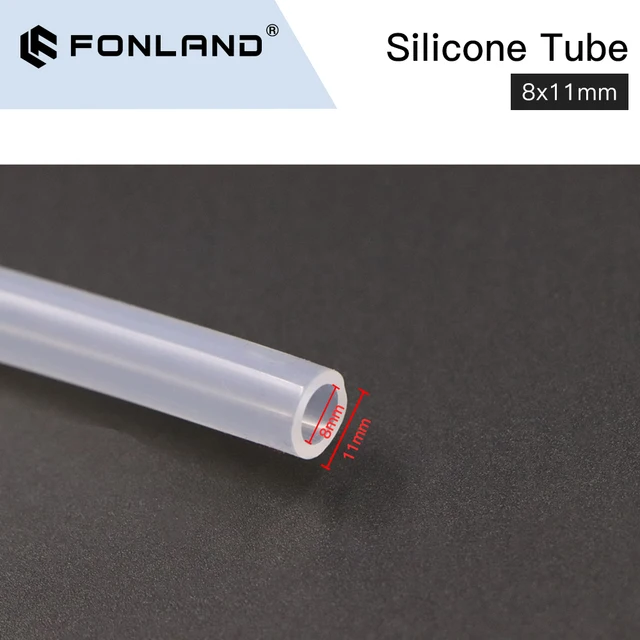 Silicone Tube 7mm 8mm Water Pipe Flexible Hose For Water Sensor Water Pump Water Chiller For CO2 Laser Cutting Machine 3
