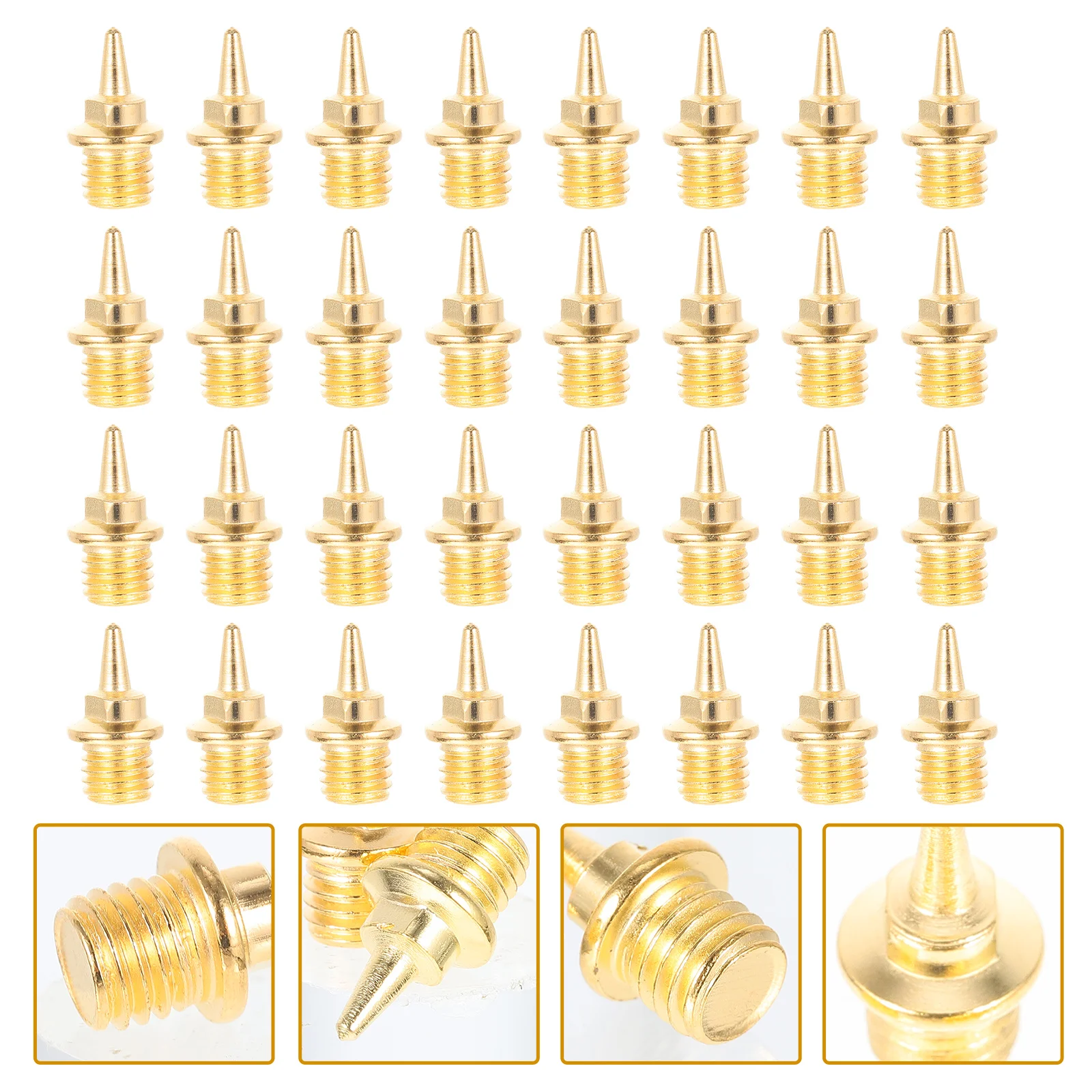 

32 Pcs Spikes Nails for Country Shoes Short Sprint Sports Toy Sprinting Supplies Sole
