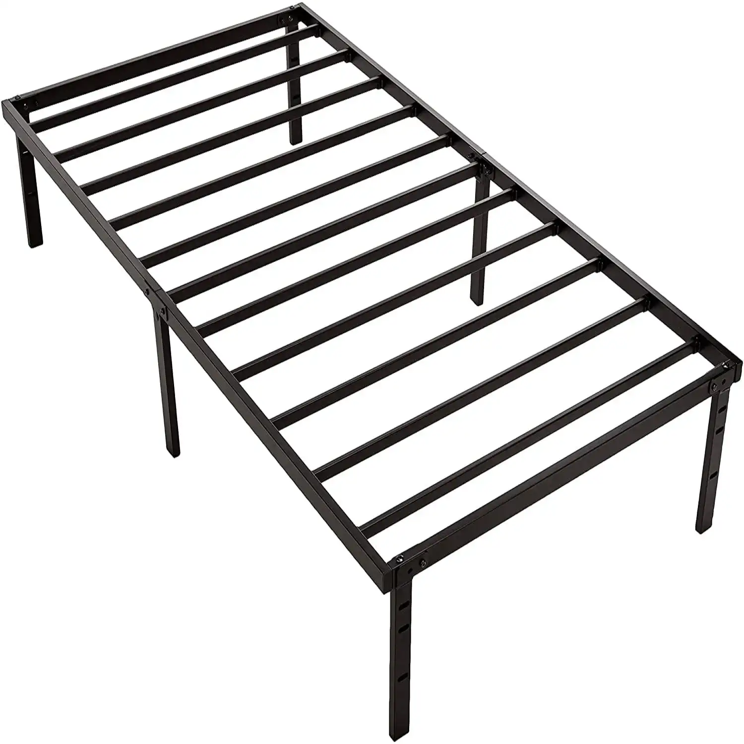 

Mainstays 14" Heavy Duty Steel Slat Twin Platform Bed Frame, Black
