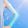 ROCKBROS Arm Sleeves Gradient Color Running Fishing Sunscreen Sleeve Summer Cool Quick Dry Breathable Ice Silk Cycling Equipment 4