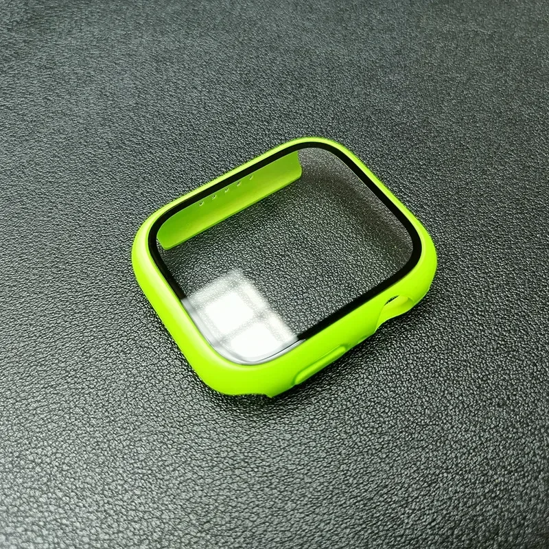 Premium Tempered Glass & Protective Case Set for Apple Watch - Screen Protector & Bumper Accessories