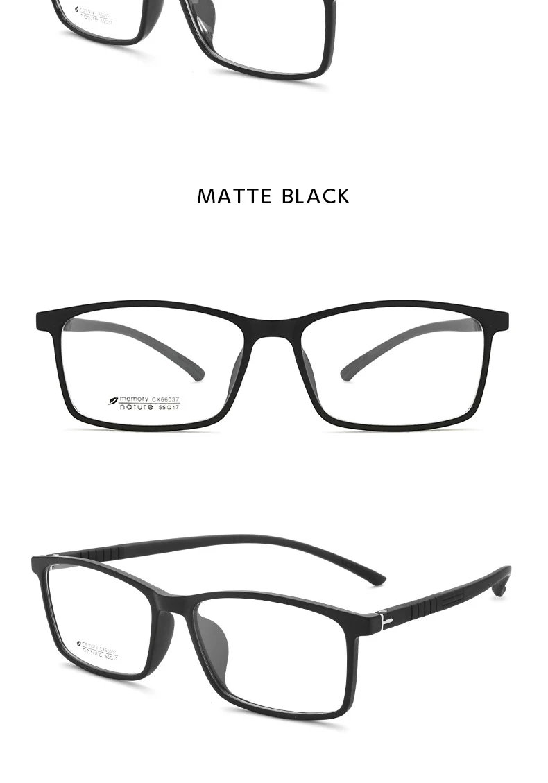 ENTITY Ultraleichter, modischer, flexibler TR90-Rahmen, einfacher quadratischer Rahmen, optisch, anpassbar, verschreibungspflichtige Anti-Blaulicht-Brille – Detail 19