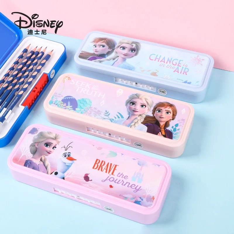 

Чехол для школьного карандаша Disney «Холодное сердце», канцелярские принадлежности, милый чехол для карандашей с паролем «мстители» для девочек, школьные принадлежности