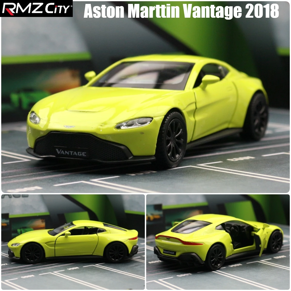 1/36 Aston Martin Vantage Toy Car Miniature Model RMZ CiTY Free