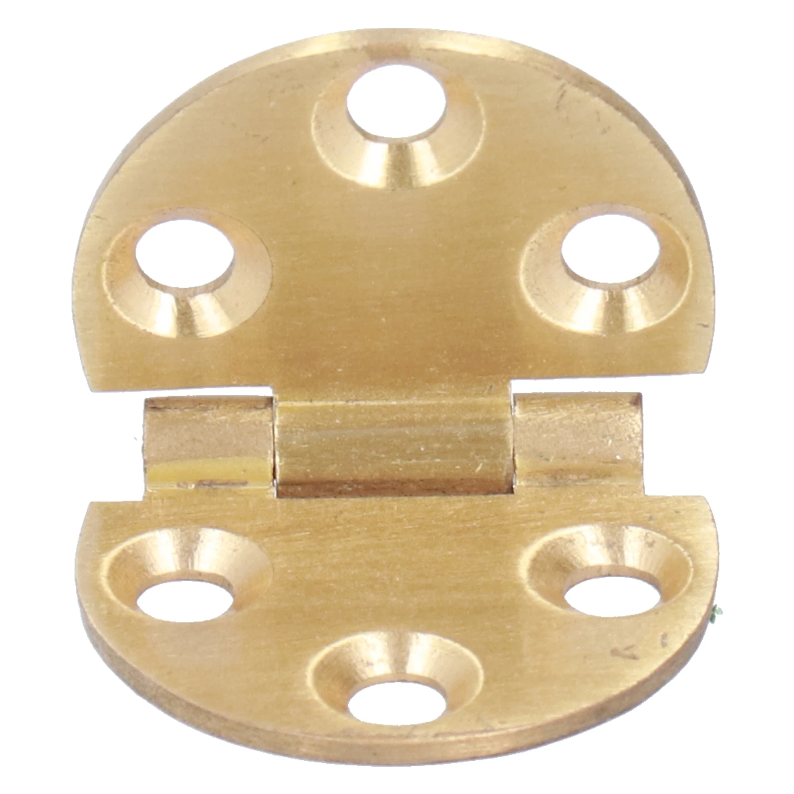 Copper Hinge with Screw 2 Set 180 Degree Mini Flap Hinge for Foldable Table Wardrobes Wooden Boxes 47x30mm