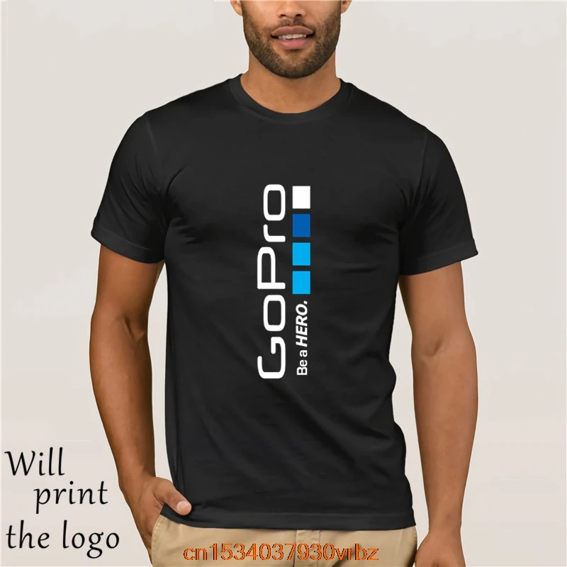 Go Pro GoPro Casco Hero Sportser T-Shirt Magliette Formato S-4XL Maglietta Degli Uomini di Grande Divertente Uomo