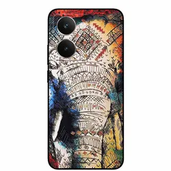 Vintage 3D Embossed Silicone Back Cover - Black Retro Design for Realme P3 Ultra (50)