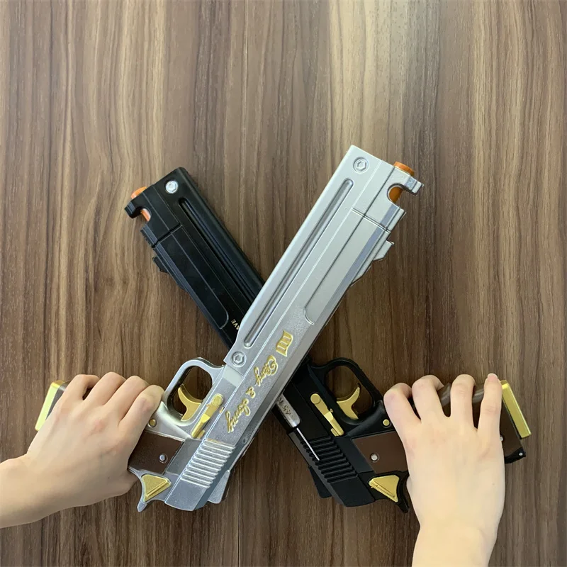 DMC Dante Gun Ebony Ivory White Revolvers Weapon Double Guns 1:1 Cosplay Sword Role play Model Gift Rubber No Shooting 6