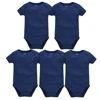 Kavkas Baby Boy Clothes 3 5 Pcs/Set 100% Cotton Summer Girls Bodysuit Short Sleeve Newborn 0-3M Clothing 5