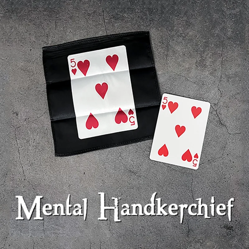 MentalHandkerchiefMagicTricks5ofHeartsChosenCardAppearsOn