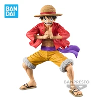 One Piece Anime Figure Monkey D. Rufy sorridente 21cm Bandai Banpresto Grandista 1