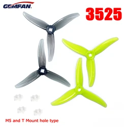 24pcs /12pairs Gemfan 3525 3 Blade/ tri-blade FPV Propeller 1404 2204 Motor W/adapter For Toothpick Foxwhoop FPV RC Drone Parts