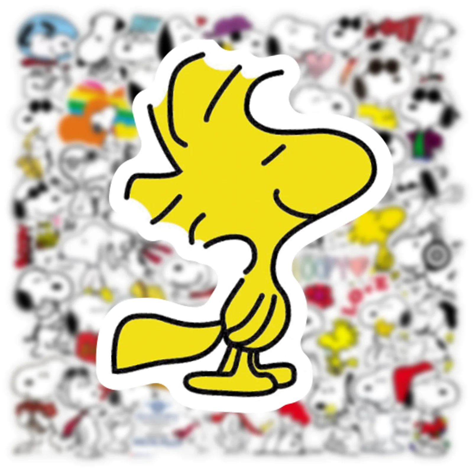 50pcs Dog Snoopy Graffiti Water Cup Luggage Laptop Handbook Waterproof Sticker 3