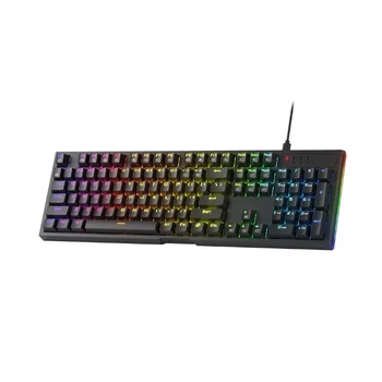 Redragon K670 RGB Backlit Gaming Keyboard, 104 Keys Hot-Swap Mechanical Keyboard, Upgraded Socket, Quiet Linear Red Switch 1