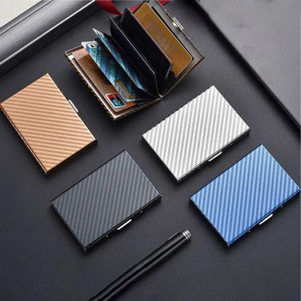 Sleek Anti-RFID Stainless Steel Wallet & Travel Cardholder