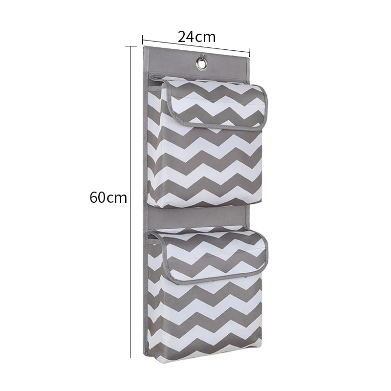 1PC Oxford Fabric Wall Door Hanging Bag Organizer Storage Pouches Wardrobe Closet Storage Bag Sundries Pouches 2