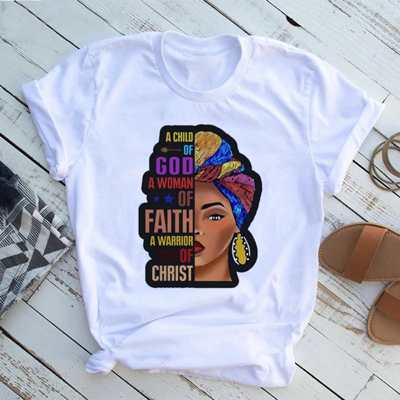 

I Am A Strong Melanin Queen T Shirt Women Anime Clothes African Black Girl History Month Female T-shirt Melanin Tee Tops Shirt
