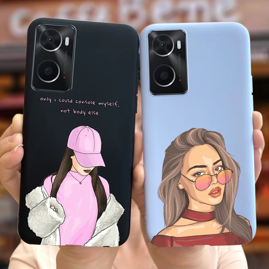 Fashion Cartoon Girls Soft Silicone Phone Case Cover