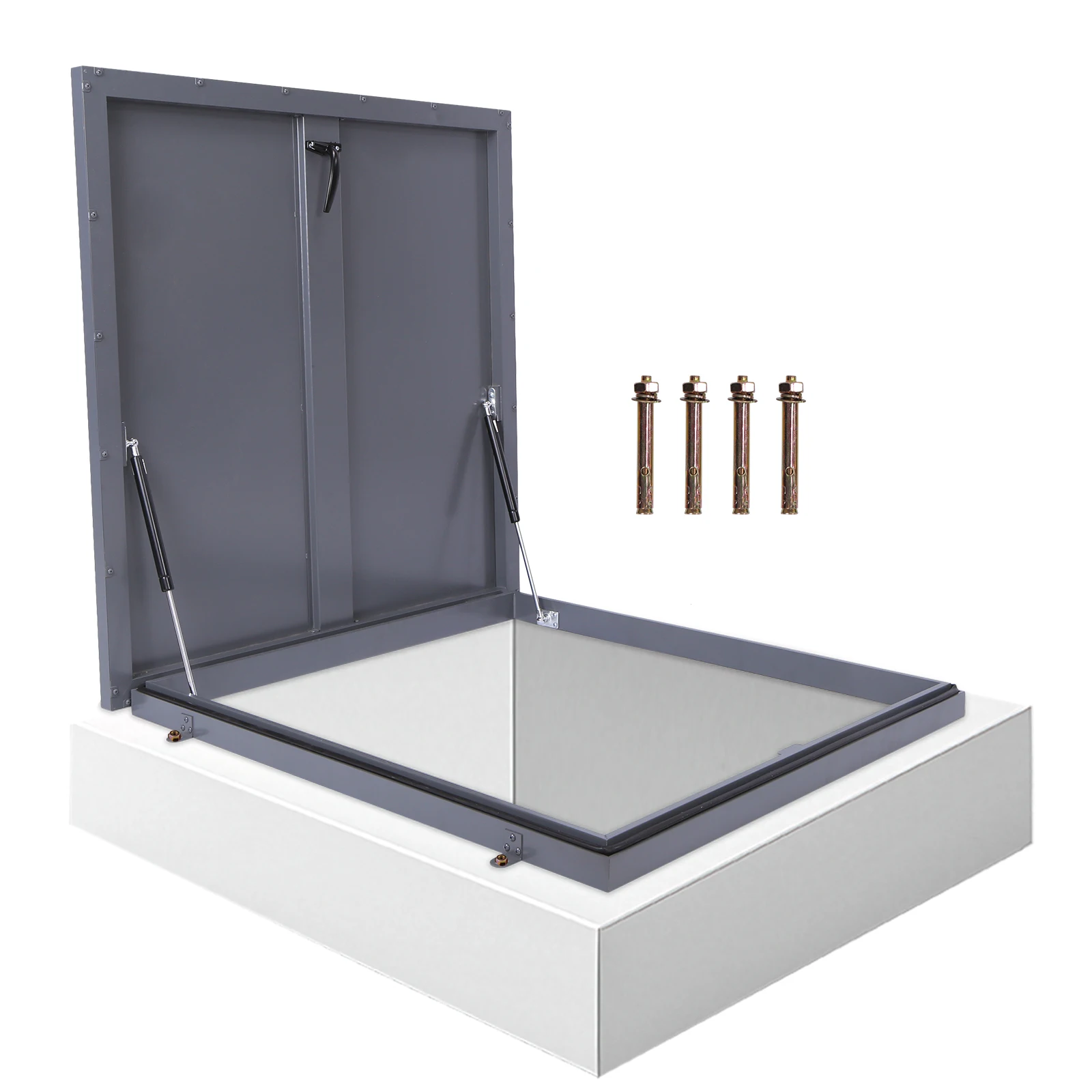 Roof Hatch Square Attic Skylights Roof Hatch Vent Access Door Galvanized Steel Roof Safety Door Suitable for Home Industry