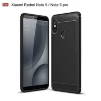 Soft Matte Case for xiaomi Redmi Note 5 Note5 Shockproof Carbon Fiber Phone Cover For redmi note 5 pro Note5 Pro Silicone Case 1