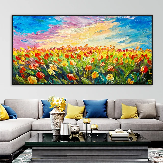 Lienzos Cuadros Decorativos Decorativas Para Salon Lienzos Cuadros  Decorativos Abstracto Al Óleo Abstracta Para Decoración De Habitación,  Cuadro De Arte Moderno De Pared, Imagen Floral, Gran Oferta - Pintura Y  Caligrafía - AliExpress