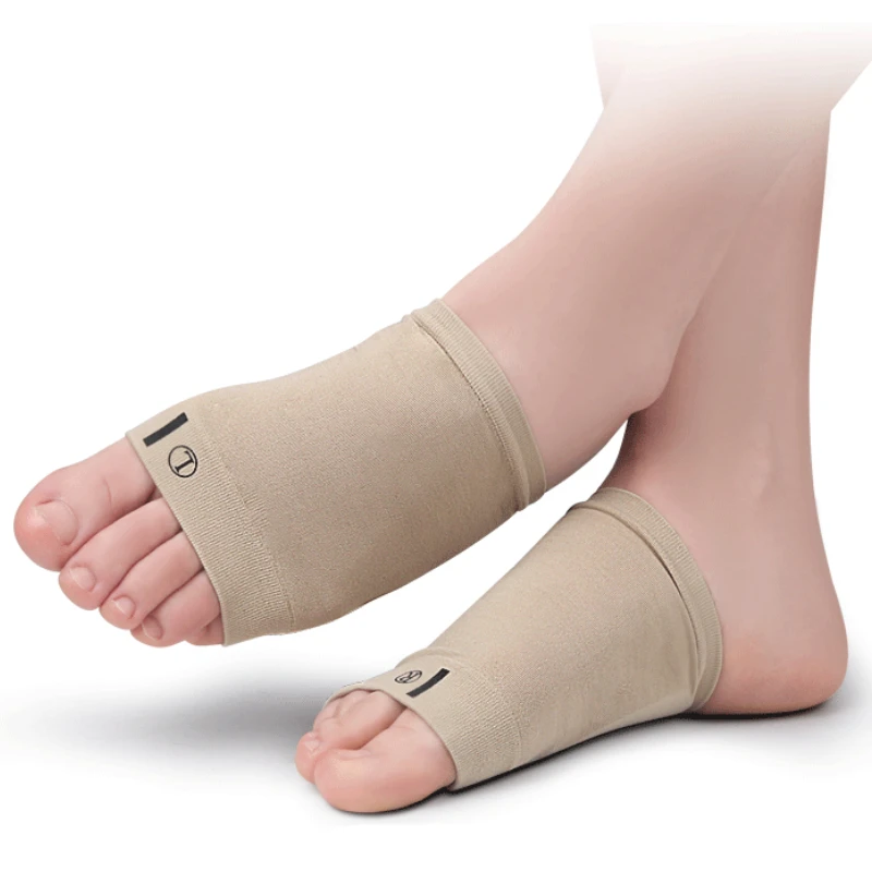

2pieces=1pair Flatfoot Arch Support Orthotic Plantar Fasciitis Cushion Sleeve Heel Spurs Orthopedic Correction Insoles Foot Care