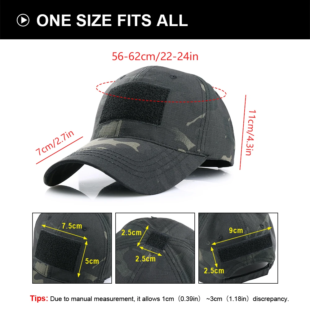 Military Baseball Caps Camouflage Tactical Army Adjustable