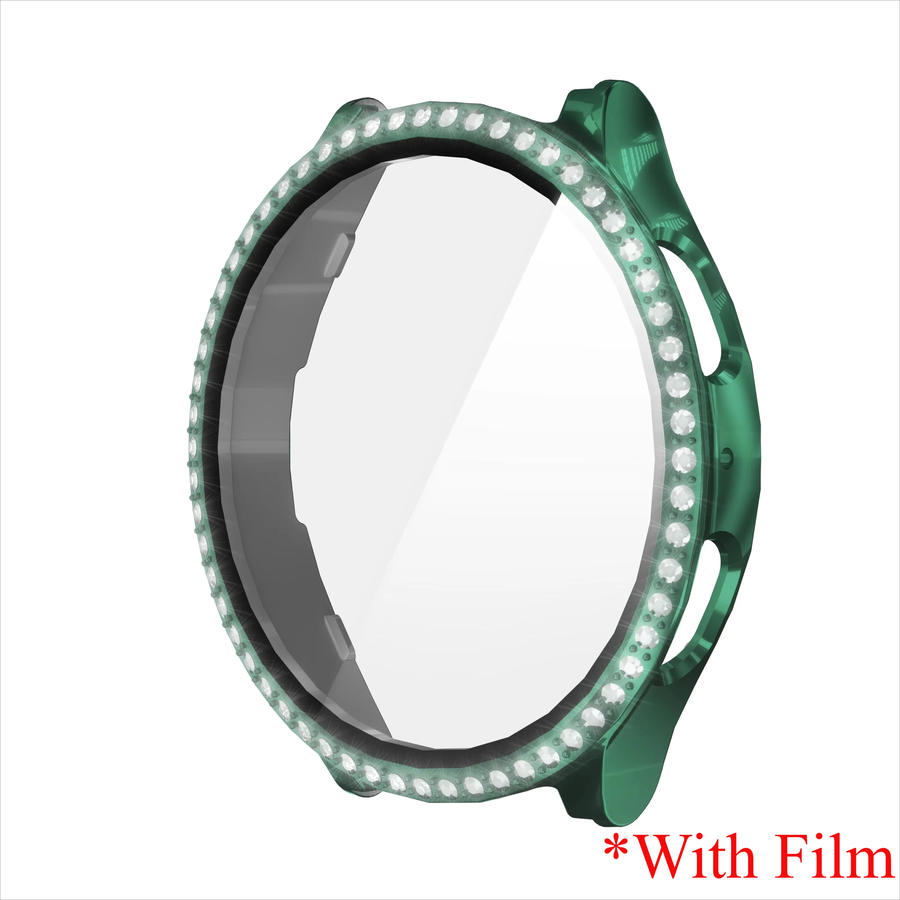 Sparkling Diamond Glass Case with Screen Protector for Samsung Galaxy Watch 7