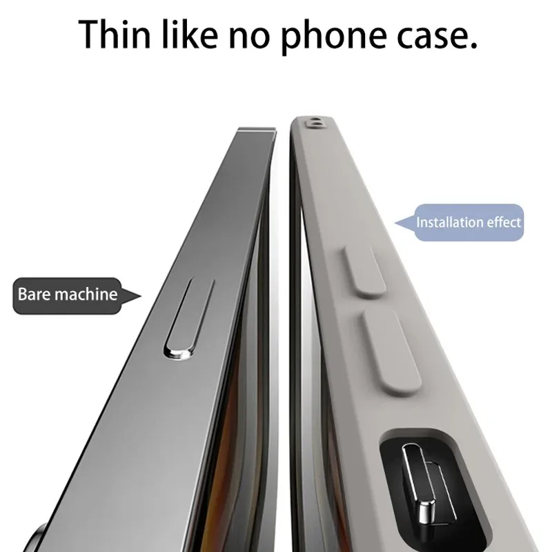 Magnetic Wireless Charging Liquid Silicone Phone Case with Magsafe Compatibility