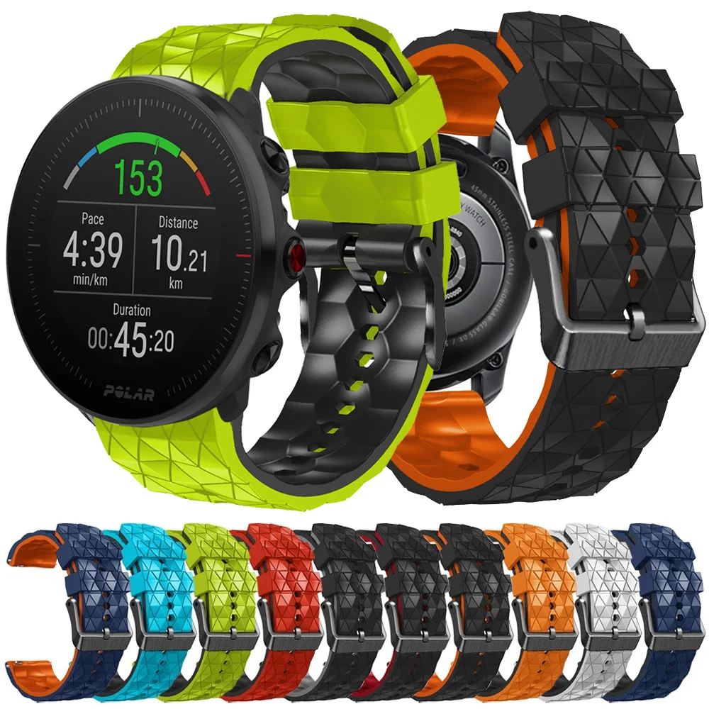 Cinghie Di Ricambio Per Polar Vantage M/M2 Band Smartwatch Wristband Per Polar Grit X Pro Titan 22Mm Cinturino In Silicone