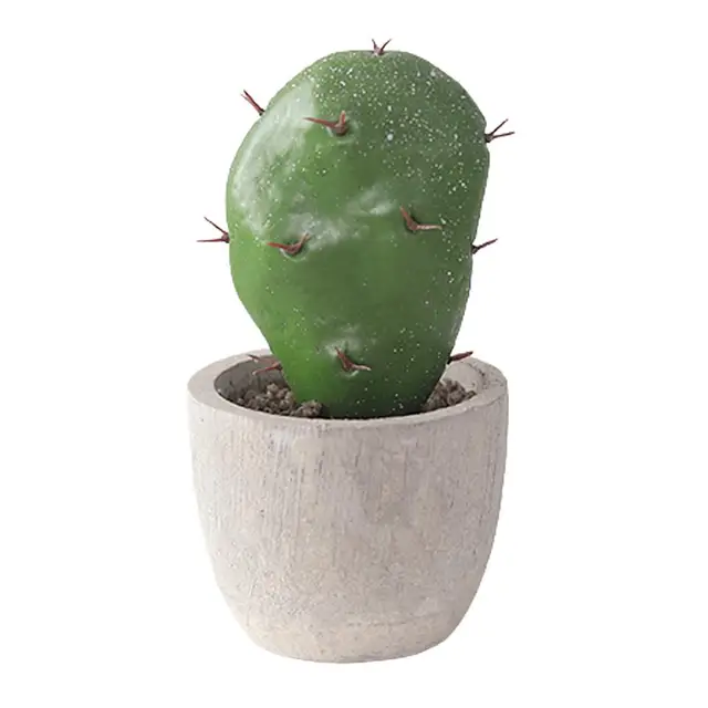 Simulation créative d'amour Cactus, 4 pièces, décoration de voiture en  résine, plante en pot, bonsaï - AliExpress