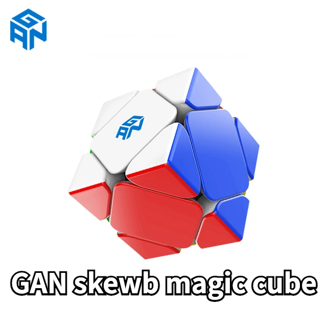 

[Funcube]GAN Skewb Magnetic Speed Cube M Stickerless skewb 3x3 all Speed Cube Puzzle Enhanced Version Professional magic cube