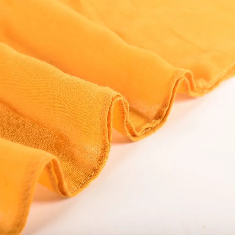 New Women 90x180CM Cotton Linen Scarf Shawl Hijab Long Headscarf Scarves Solid Color Soft Female Foulard Beach Stoles Scarf - 4
