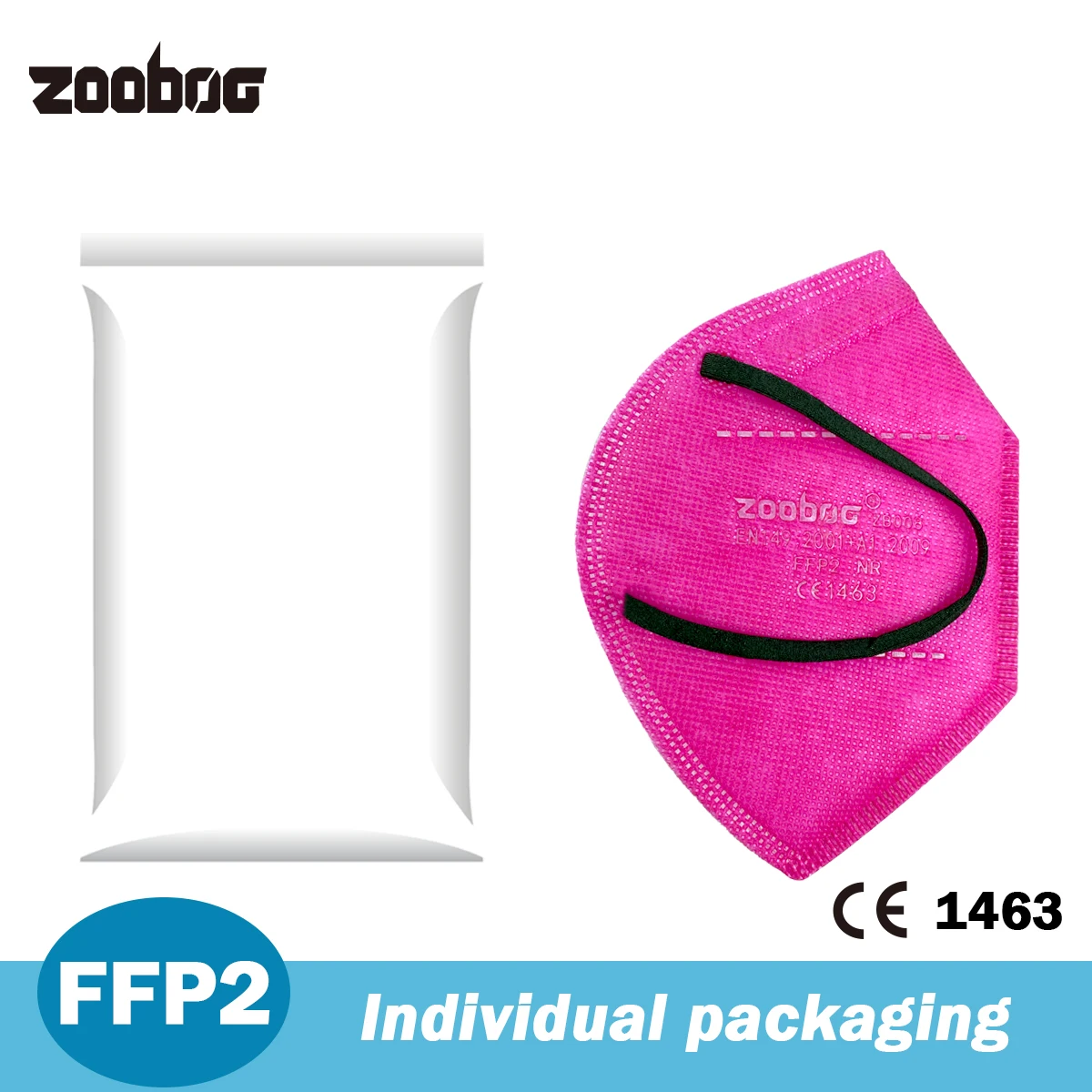 ZOOBOO KN95 Mask CE FFP2 Facial Masks 5 Layers Filter Protective Mouth Face Mask ffp3 Respirator dust mask ​filter face mask