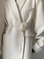 1pcs Pearl Waist Belt Women's New Style Camellia Decorative Versatile Waist Belt Matching Dress Coat Jacket Fashion Elegant Belt - Image 5