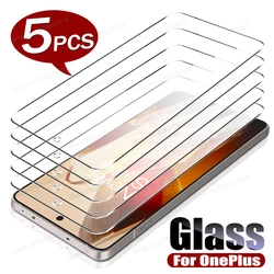 5 - Pack Tempered Glass Full - Coverage Screen Protector Film - Crystal Clear Protection - OnePlus 8T (HD Clear)