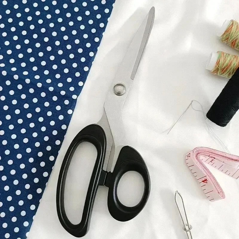 8-inch Stainless Steel Tailor Scissors Fabric Professional Sewing Tools Clothing Scissors Durable Convenient Practical Daily Use