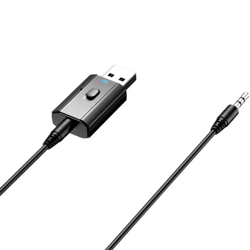 무선 5.4 오디오 수신기 송신기, USB 전원 공급, 3.5mm 차량용 수신기, 블루투스 어댑터, PC 호스트 오디오 송신기, Aux 입력