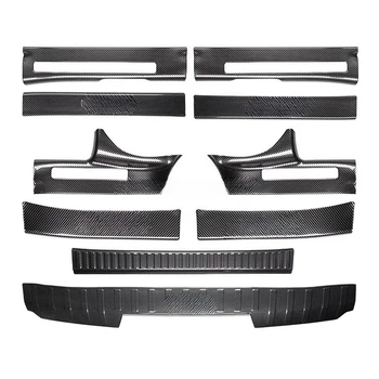 Car Door Sill Protector For Byd Leopard 5 Accessories Door Sill Guard Plate Door Sill Strip 10 Pieces 1